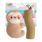 AFP LITTLE BUDDY - CUDDLE SLOTH SQUEAKER (DOG) (17x12.5cm) (2 pieces) FPL04212