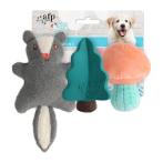 AFP LITTLE BUDDY - WOODLAND TOY SQUEAKER (DOG) (17x12.5cm) (3 pieces) FPL04215