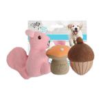 AFP LITTLE BUDDY - FOREST TOY SQUEAKER (DOG) (15.5x26.5x6.5cm) (3 pieces) FPL04225