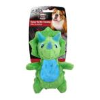 AFP MY T-REX - THOMAS THE MINI TRICERATOPS SQUEAKER (GREEN) (SMALL) (DOG) (18x12x12cm) FPL04330