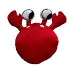 SEASIDE PLUSH CRAB SQUEAKER (DOG) (21x19x7cm) IDS0WB24715083