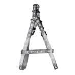DOG HARNESS - STAR AND MOON REFLECTIVE (GREY) (10mmx22-35cm) BWDH2501GRY