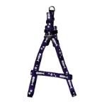 DOG HARNESS - FISH BONE REFLECTIVE (PURPLE) (10mmx22-35cm) BWDH2502PUR