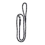 DOG LEASH - REFLECTIVE STRIPE ROPE (BLACK) (8mmx120cm) BWDL2504R8BLK