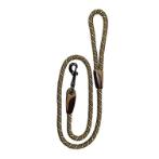 DOG LEASH - REFLECTIVE SHEATHED ROPE (YELLOW/ BLACK) (13mmx120cm) BWNDL2503R13YB