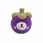 LATEX TOY - EGGPLANT BEAR (PURPLE) (DOG) (7x7x8.3cm) AIC0DT005PUR