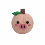 LATEX TOY - APPLE PIG (BEIGE) (DOG) (7.5x7.5x8cm) AIC0DT006PNK
