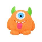 LATEX TOY - LITTLE MONSTER (ORANGE) (DOG) (8.5x8.5x6.5cm) AIC0DT043ORG