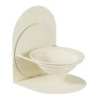 CERAMIC BOWL WITH TALL LEGGED (BEIGE) (15x15.5x18.6cm) AIC0BW094BEI