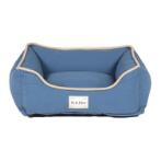 REPELZ-IT - COTTON CANVAS LOUNGER BED (IMPERIAL BLUE) (DOG) (LARGE) (81x70cm) DGS0LB3272