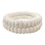ROUND PET BED (WHITE) (50x50x18cm) AIC0B018SWHT