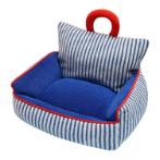 SOFT VELVET SOFA (BLUE) (55x45x45cm) AIC0B095BLU
