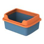 CAT LITTER BOX (ORANGE/ BLUE) (CAT) (48x36x22.5cm) AIC0BL038LORG
