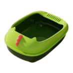 CAT LITTER BOX (GREEN) (CAT) (42x28x16cm) AIC0BL051MGRNBRN