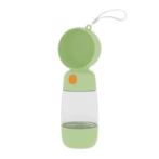 WATER BOTTLE WITH CUP (GREEN) (DOG AND CAT) (8x9x25.5cm) AIC0CP003GRN