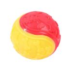 THEMOPLASTIC RUBBER BALL (RED/ YELLOW) (DOG) (6.3cm) AIC0DT312REDYEL