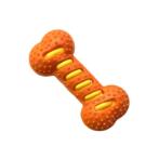 THEMOPLASTIC RUBBER TOY - BONE SHAPE (ORANGE) (DOG)(9.5x20x4cm) AIC0DT313ORG