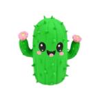 LATEX TOY - CACTUS (GREEN) (DOG) (10x9.5x4cm) AIC0DT049GRN