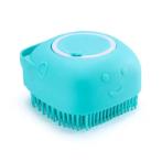 SILICON BATH MASSAGE BRUSH (BLUE) (8x8x7.5cm) AIC0MS015GRN
