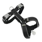 CADORE ADJUSTABLE HARNESS WITH SMART-TAG (DARK BLACK) (LARGE) (25mmx60-75mm) MPS0C700DB50