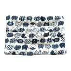 FLANNEL MAT - CAT (WHITE/ BLUE) (SMALL) (51x34x2cm) AIC0M050SCAT