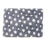 FLANNEL MAT - STARS (BLUE) (LARGE) (71x54x2cm) AIC0M050LSTAR