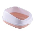 CAT LITTER BOX WITH SCOOP (PINK) (CAT) (55.5x45x25cm) AIC0BL053LPNK