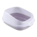 CAT LITTER BOX WITH SCOOP (PURPLE) (CAT) (55.5x45x25cm) AIC0BL053LGRY