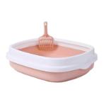 CAT LITTER WITH SCOOP (PINK) (CAT) (LARGE) (55.5x45x16.5cm) AIC0BL010LWHTPNK