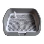 PEE TRAY WITH POST (GREY) (DOG) (LARGE) (52x46x14cm) AIC0TL015LGRY