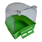 BIRD BATHTUB (GREEN) (13.5x13.5x12.6cm) AIC0BT015