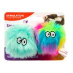 FUZZY FRIENDS WITH CATNIP (CAT) (5.8x5.8x5.8cm) (2pcs) WW09123