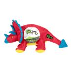 DINO-FRILLS WITH SQUEAKER (RED) (DOG) (27.5x11x12.5cm) WW070645