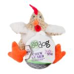 CHECKERS FAT ROOSTER MINI WITH SQUEAKER (WHITE) (DOG) (13.5x15x13cm) WW070670