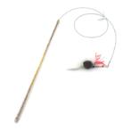 INSECT FUN SERIES CAT TEASER - FEATHER (RED) (CAT) (30cm) BWAT3979