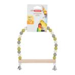 BEAD SWING WITH WOOD PERCH (15x2.4x22cm) ZS0134010