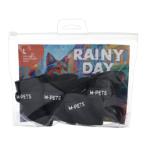 RAINY DAY BOOTS (BLACK) (DOG) (LARGE) (5x3.8cm) JB010373708