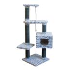 CAT TREE - TRIVOR (WHITE/ BLACK) (CAT) (40x40x113cm) JB020621199