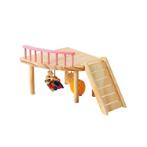 CARNIVAL PLAYGROUND WOODEN CORNER BALCONY FOR HAMSTER ML640