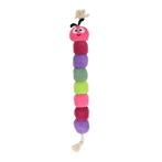 PLUSH - BOLD ROPE CATERPILLAR WITH SQUEAKER (DOG) (111.7x12.7x12.7cm) PWD092280