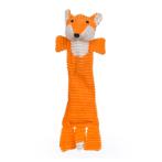 PLUSH - CORDUROY FLAT FOX WITH SQUEAKER (DOG) (50.8x10.2x6.5cm) PWD002112