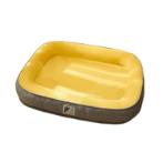 SNOWFLAKE VELVET PET BED (YELLOW) (SMALL) (50x40x10cm) AIC0B116M
