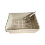 CAT LITTER BOX (BEIGE) (46x36x15cm) AIC0BL059