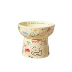ELEVATED CERAMIC BOWL (YELLOW) (12.2x10cm) (300ml) AIC0BW111YEL