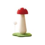 MUSHROOM CAT SCRATCHING POST (WHITE) (34x30x50cm) AIC0CST136