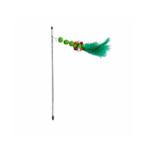 FEATHER CAT TEASER (GREEN) (41.5cm) AIC0CT101
