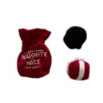 CHRISTMAS NORTH POLE LETTERS NAUGHTY OR NICE BURROW SACK (21X15X8cm) IDS0WB34639V2