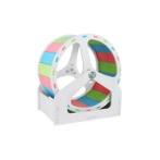 HAMSTER RUNNING WHEEL (RAINBOW) (20x11.7x23cm) AIC0WT010SRAINBOW