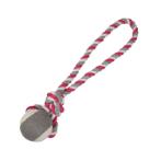 JIM TUG ROPE WITH TENNIS BALL (FUCHSIA) (DOG) (39x12.5x6.3cm) FP0517543