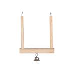 WOODEN SWING (BROWN) (BIRD) (11.5x1.7x16.5cm) FP01030899